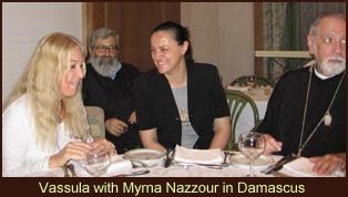 Vassula with Myrna Nazzour in Damascus in 2005